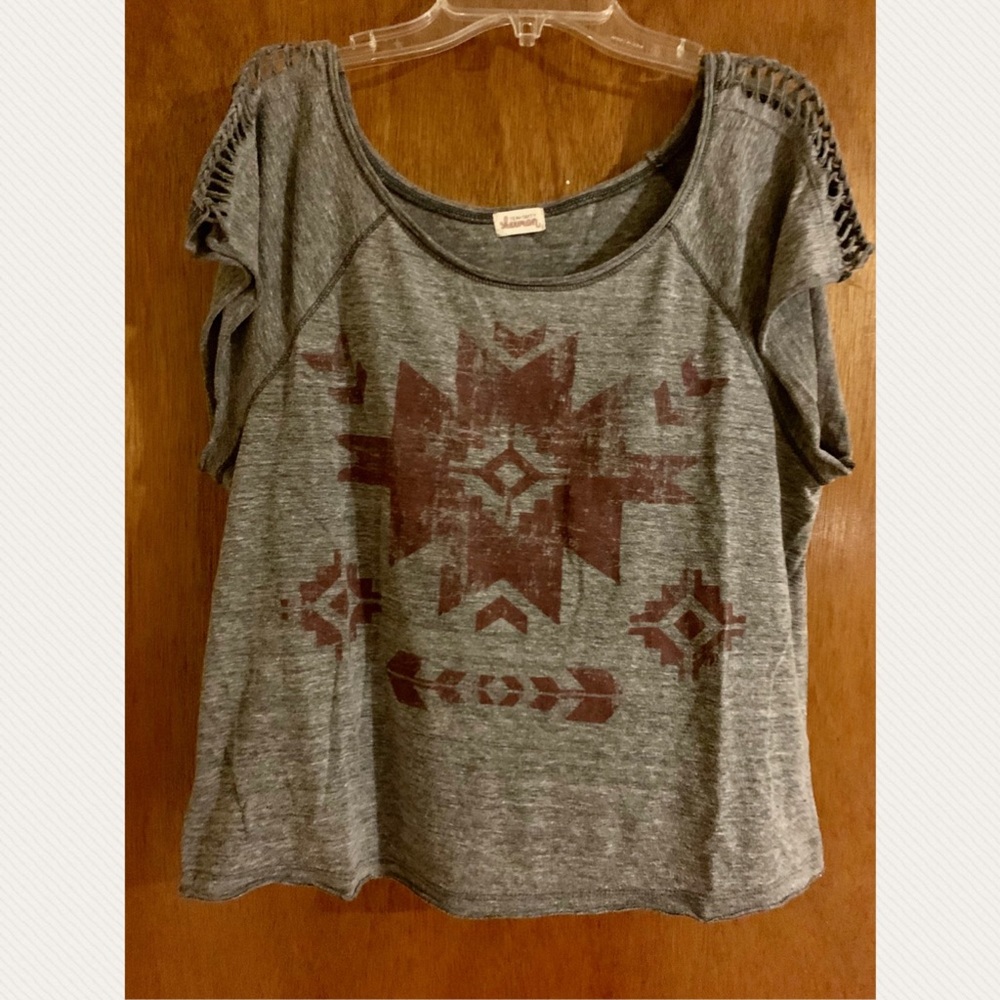 Graphic boxy tee